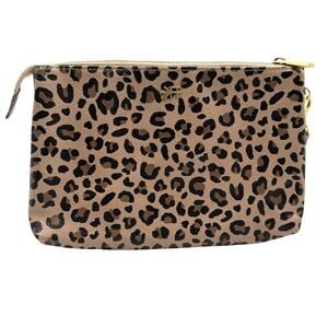 FRESHLY PICKED women's maternity Classic Zip Pouch - animal print